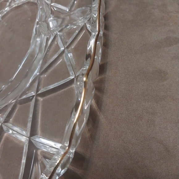 Mikasa lead crystal party tray - Picture 2 of 4